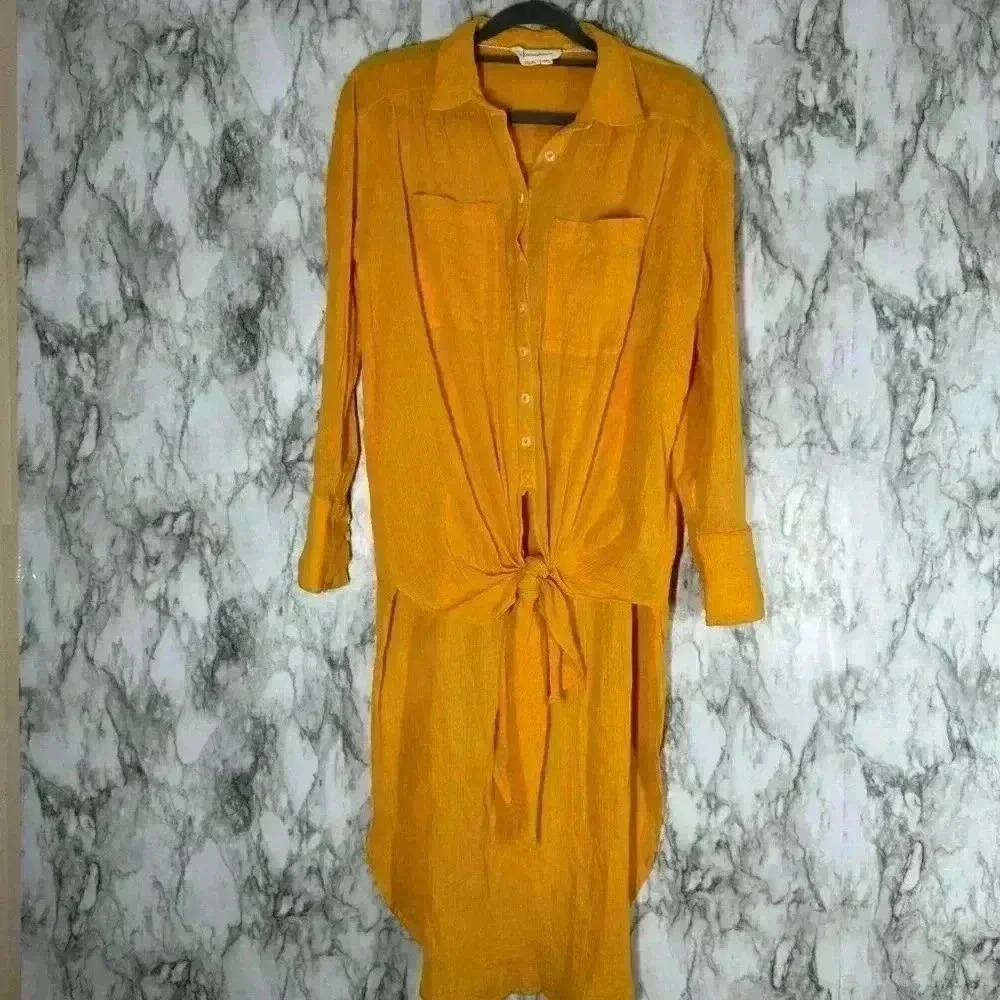 Anthropologie Cotton Duster Tunic Shirt XXS